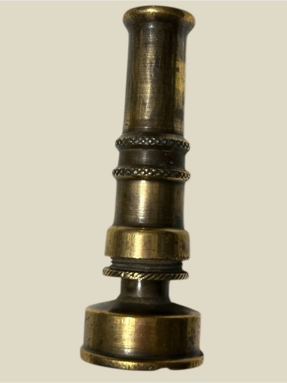 Vintage Brass Water Nozzle Garden Hose Nozzle